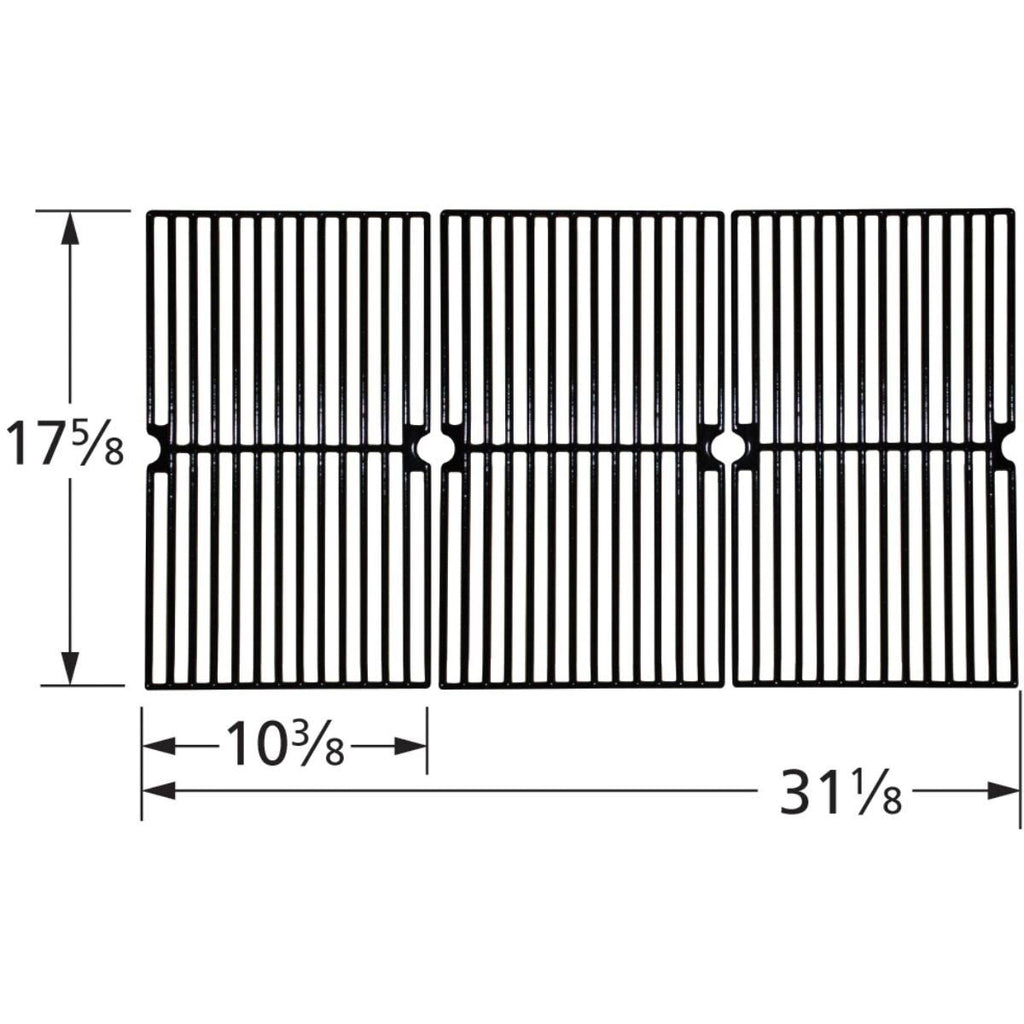 3pc Cast Iron Cooking Grid for Gas Grills T8422