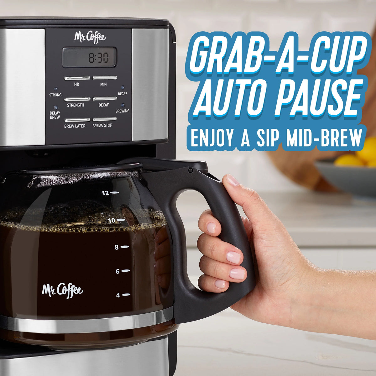 12 Cup Coffee Maker with Decaf Function S321