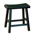Black Set Of 2 Wooden Counter Height Stool L991