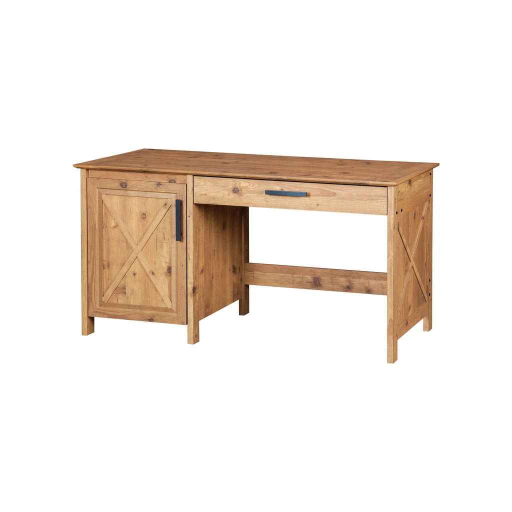 Rustic Brown Wood Writing Desk O223