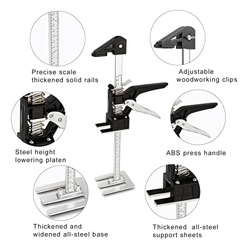 15.5 Inch Multifunctional Furniture Lifter Jacks 2 Pack H114885