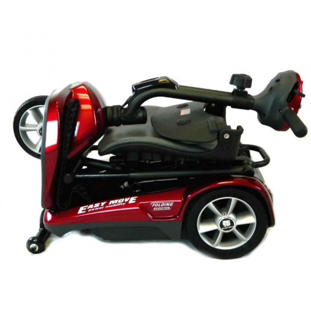 Burgundy Red Automatic Folding Mobility Scooter K137157