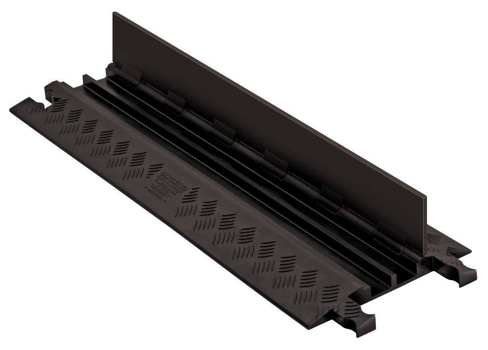 Black 2 Channel Cable Protector D5517