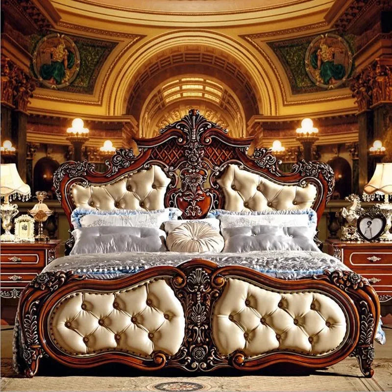 Solid Wood Bed F16791