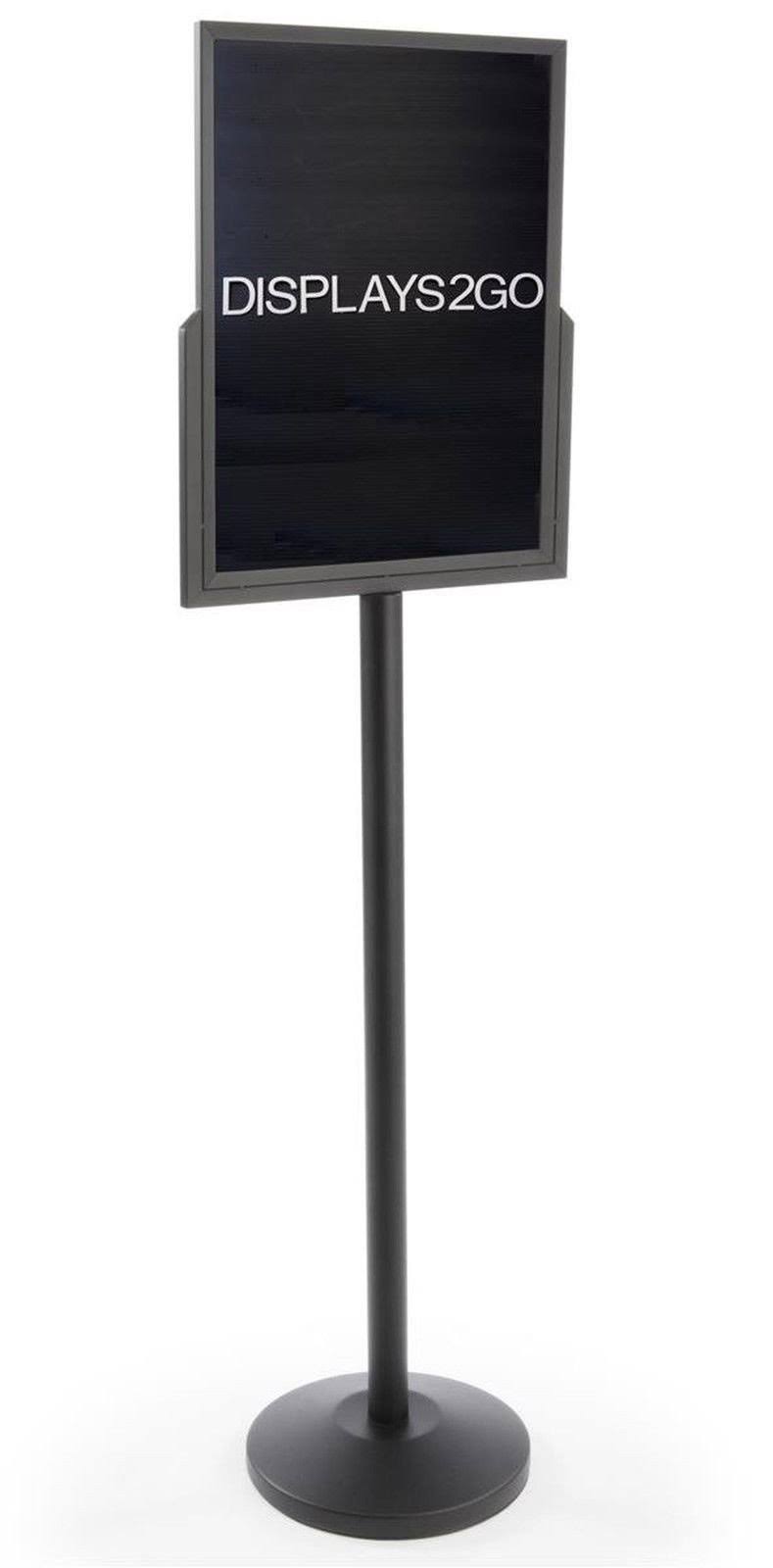 White Letter Kit for Grooved Sign Boards, 2 Characters Z1497