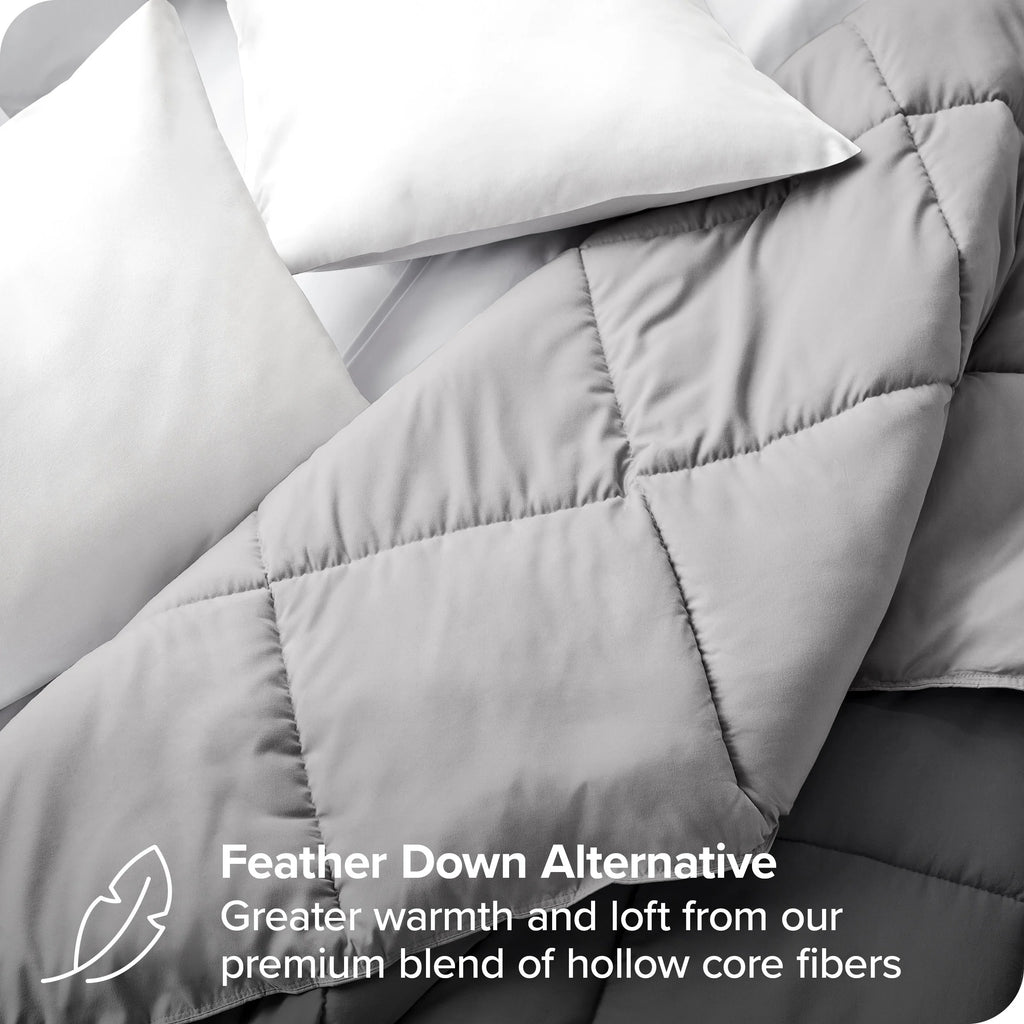Ultra-Soft Reversible Goose Down Alternative Comforter X358