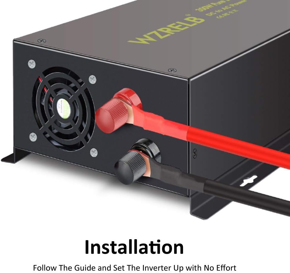 500W Pure Sine Wave Power Inverter DC 12V to 110V AC with Remote Controller M30446