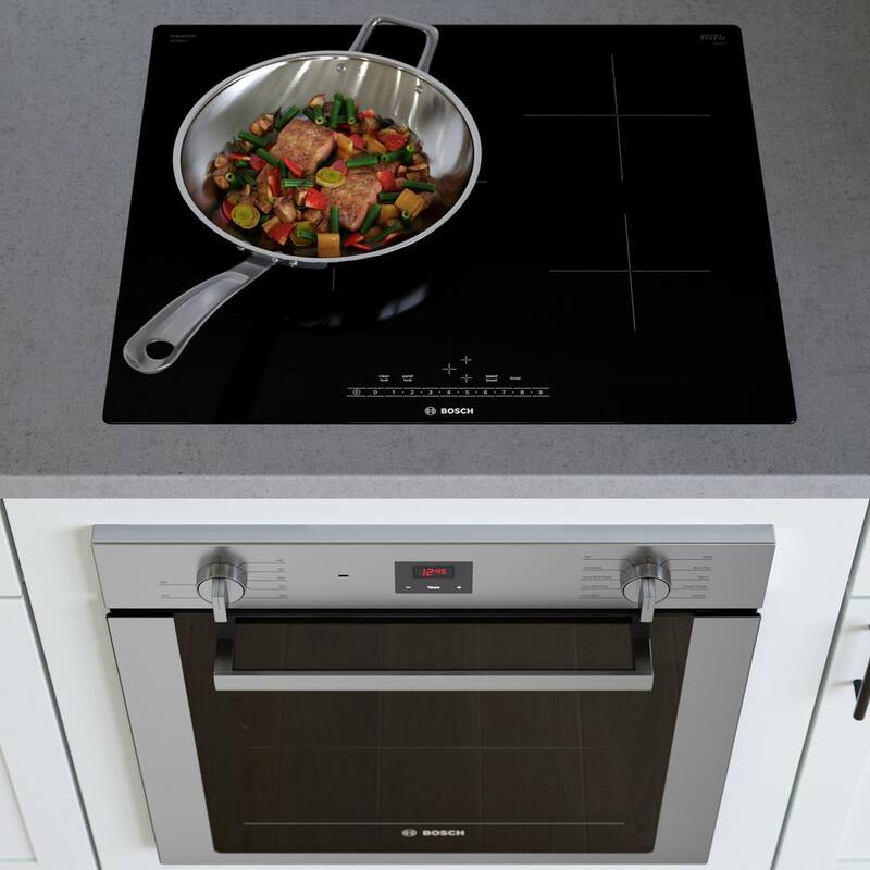 24 in. Induction Cooktop in Black with 3-Elements O532