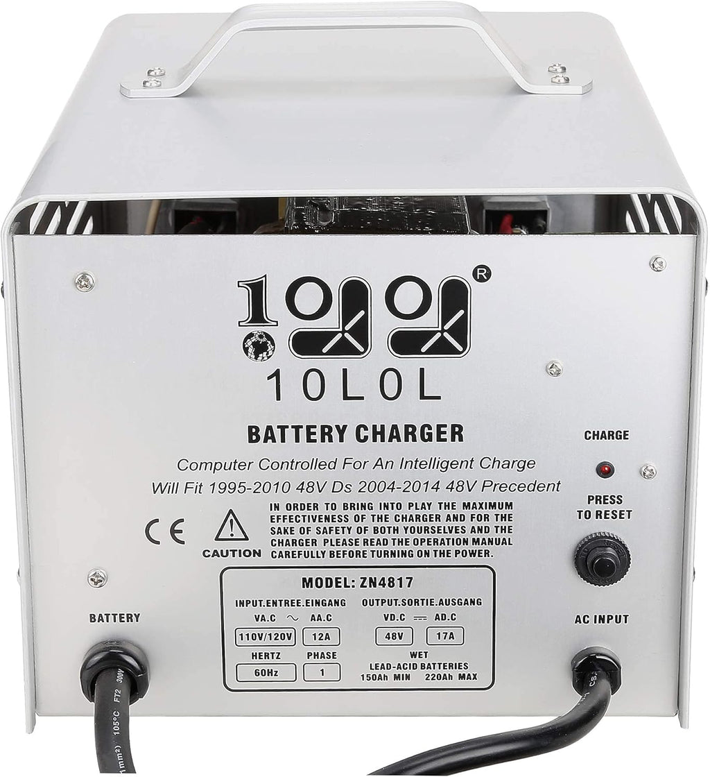 48 Volt Battery Charger with Round 3 Pin Plug I9870