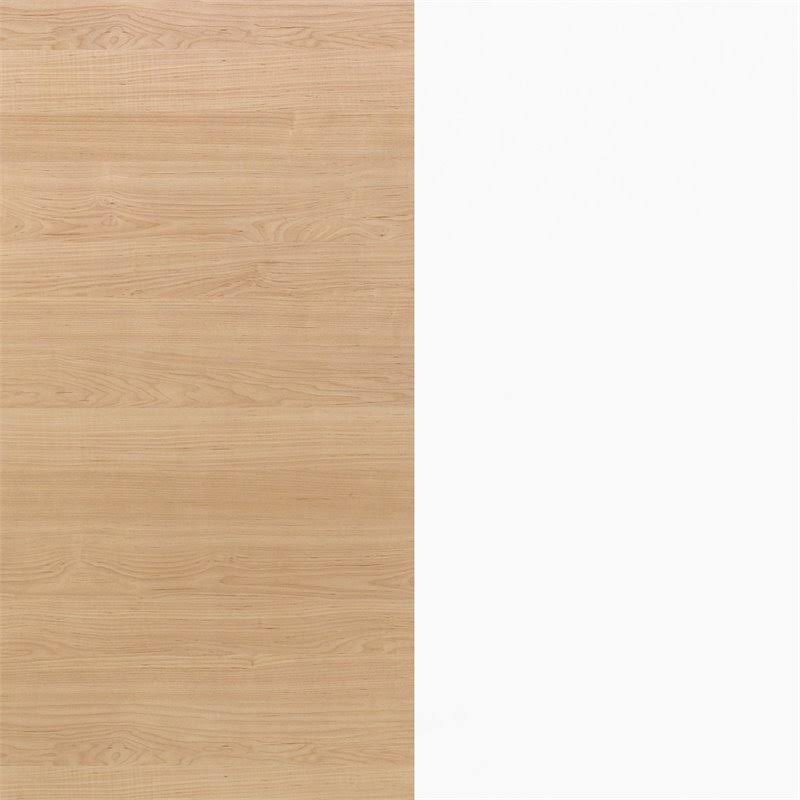 Natural Maple White Queen Size Bedroom Set W40256