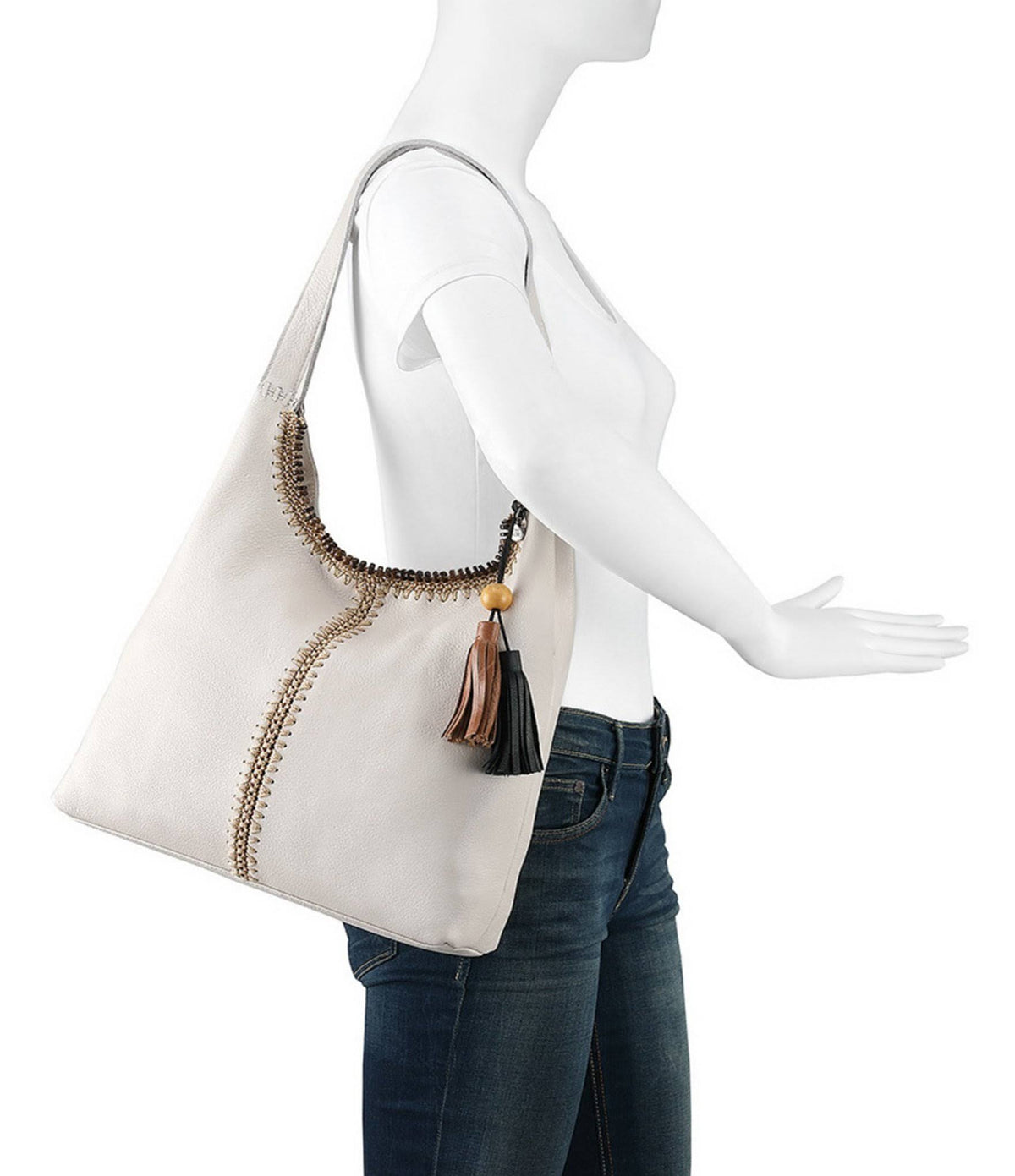 Stone Crochet Hobo R7928