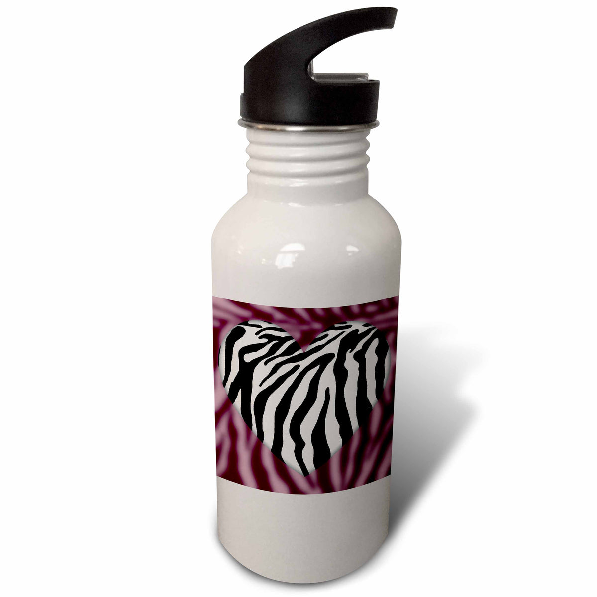 Burgundy 21 oz Sports Water Bottle D782