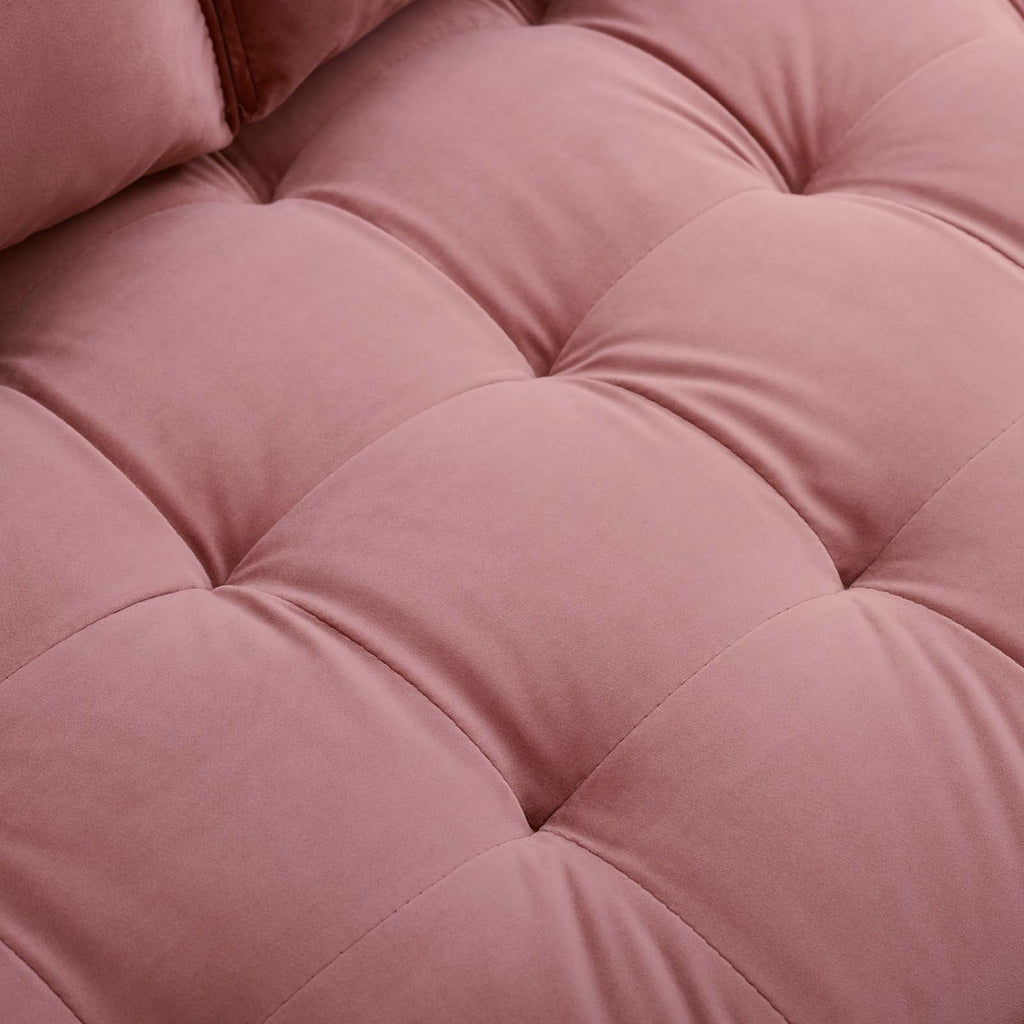 Dusty Rose Performance Velvet Sofa P6706