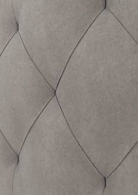Gray Faux Leather Twin Size Headboard O456500