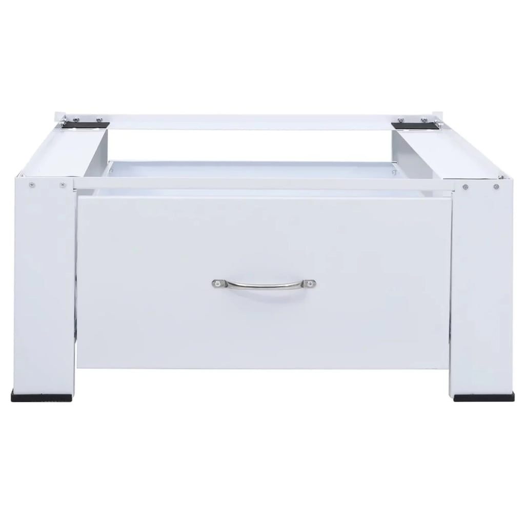 White Pedestal with Drawer Y174