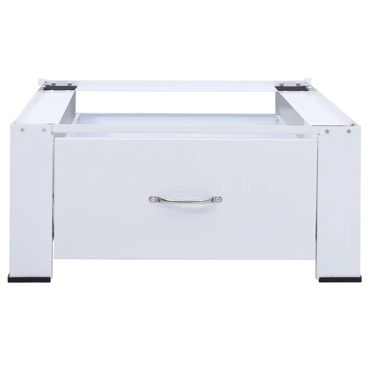 White Pedestal with Drawer Y174
