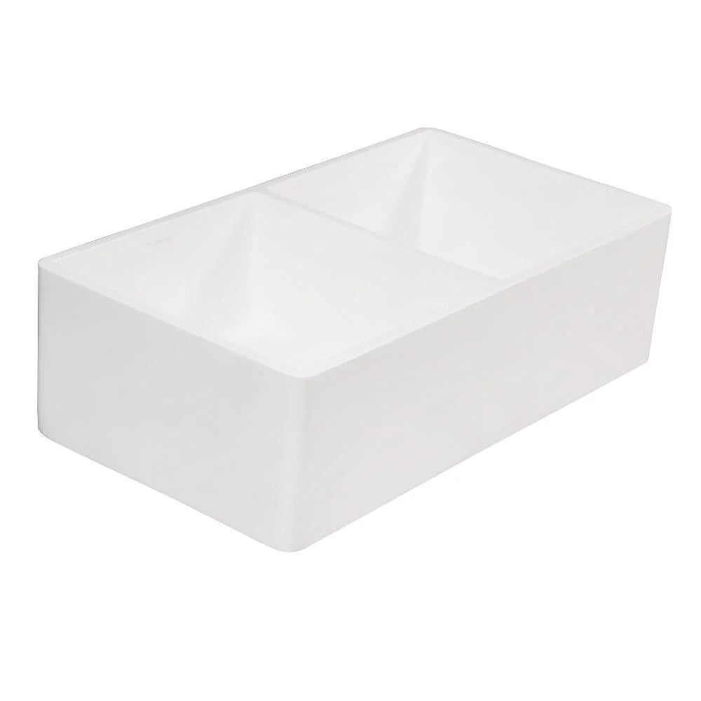33 In. Solid Surface Farmhouse Kitchen Sink X48373