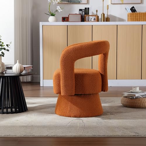 Rose Red Round Accent Chair B50673