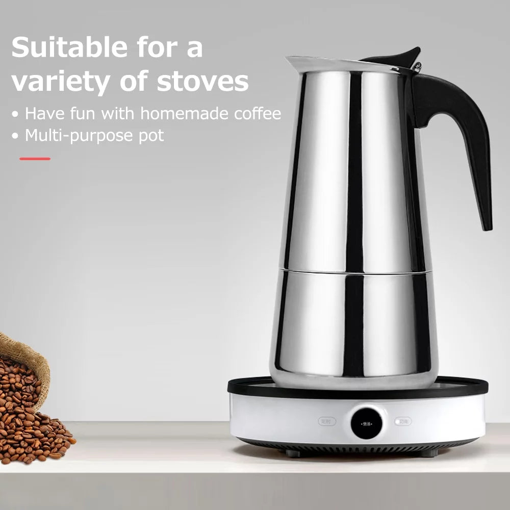 Stainless Steel Portable Espresso Filter Pot H720