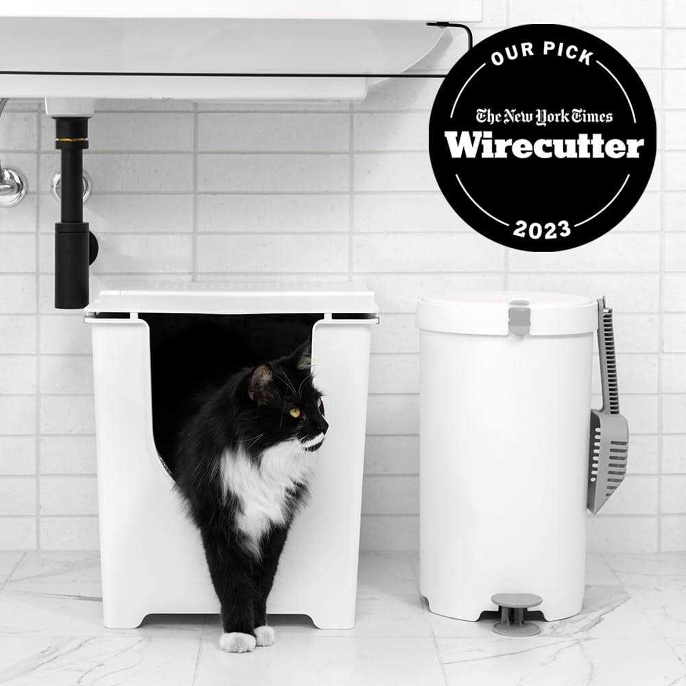 Flip Litter Box with Scoop and Reusable Liner Q152