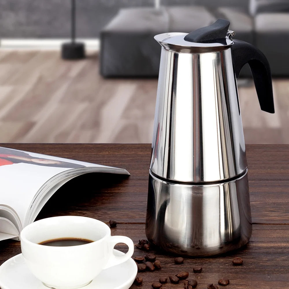Stainless Steel Portable Espresso Filter Pot H720
