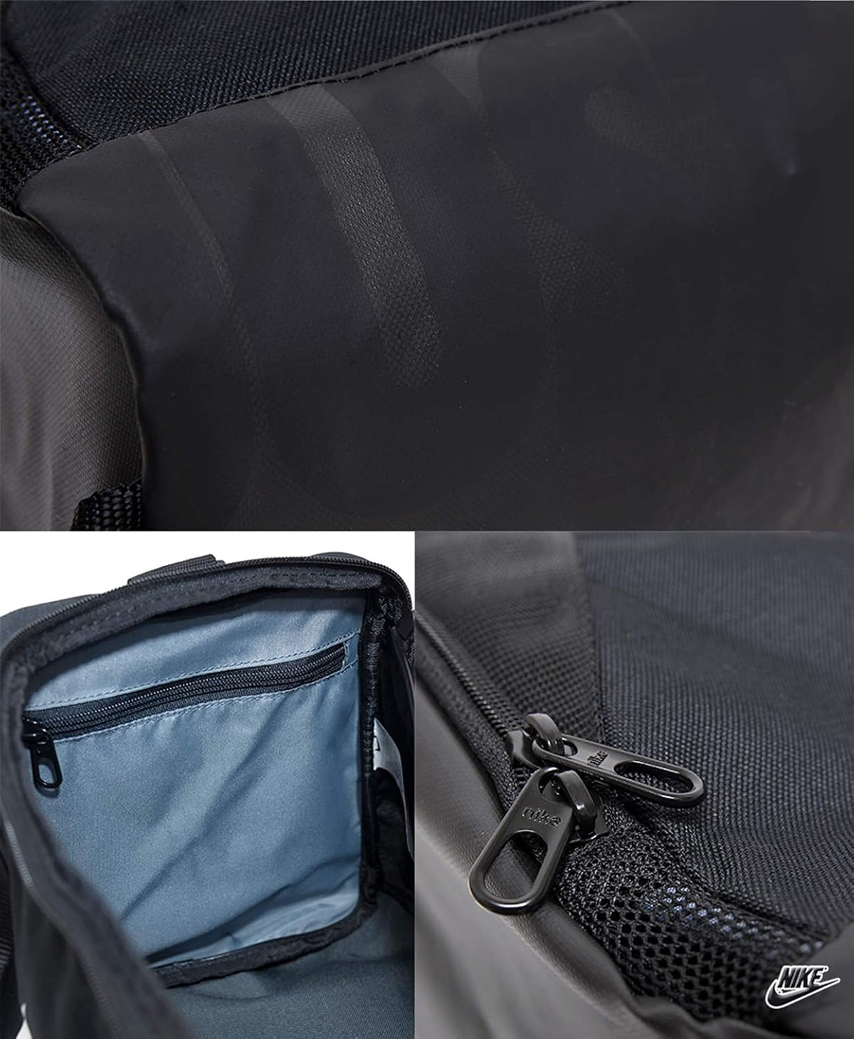Extra-Small Black White Training Duffel Bag O288