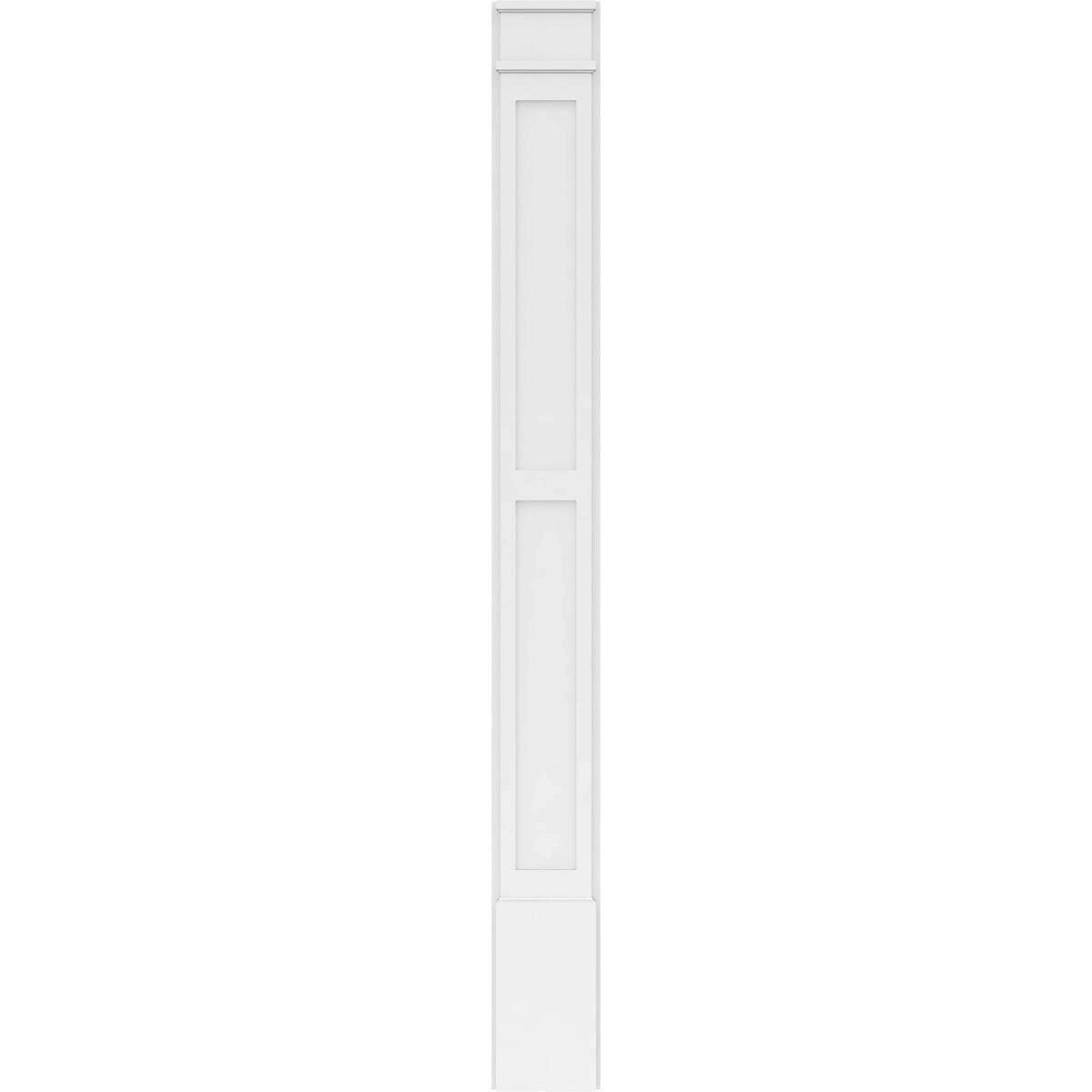 PVC Pilaster with Decorative Capital & Base (Pair) E5044