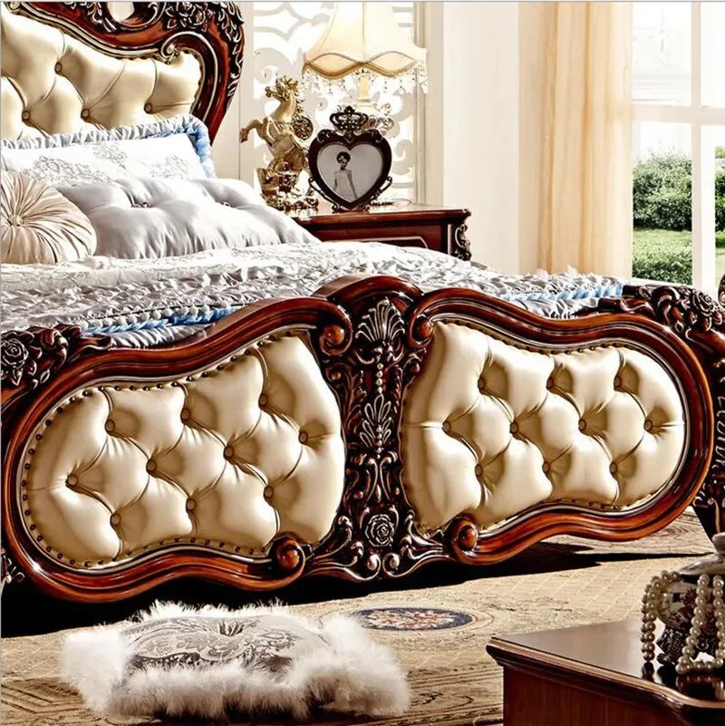 Solid Wood Bed F16791