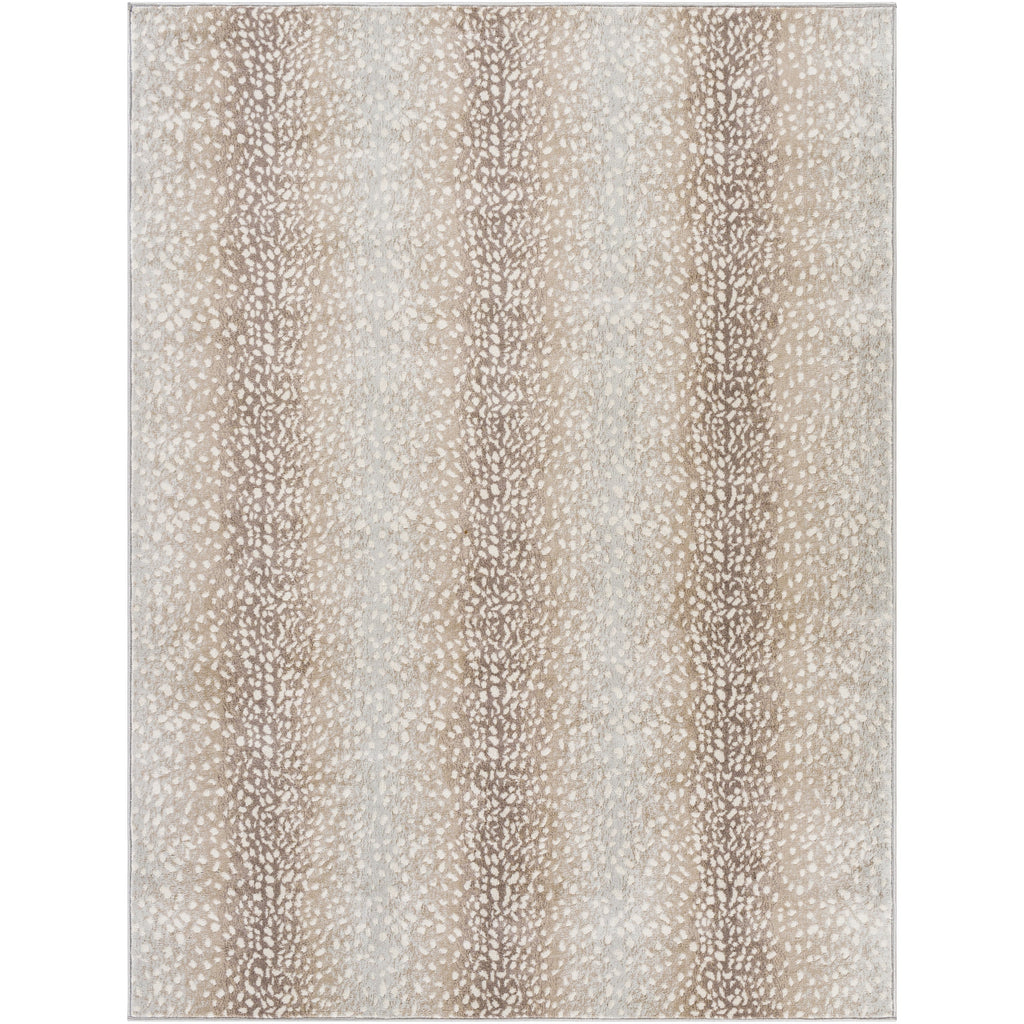 Camel Light Gray Trellis Area Rug 9' x 12'3" N717