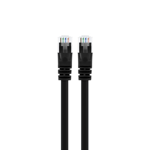 100-Pack Cat 6 Ethernet Cable 2 Feet Black Q364616