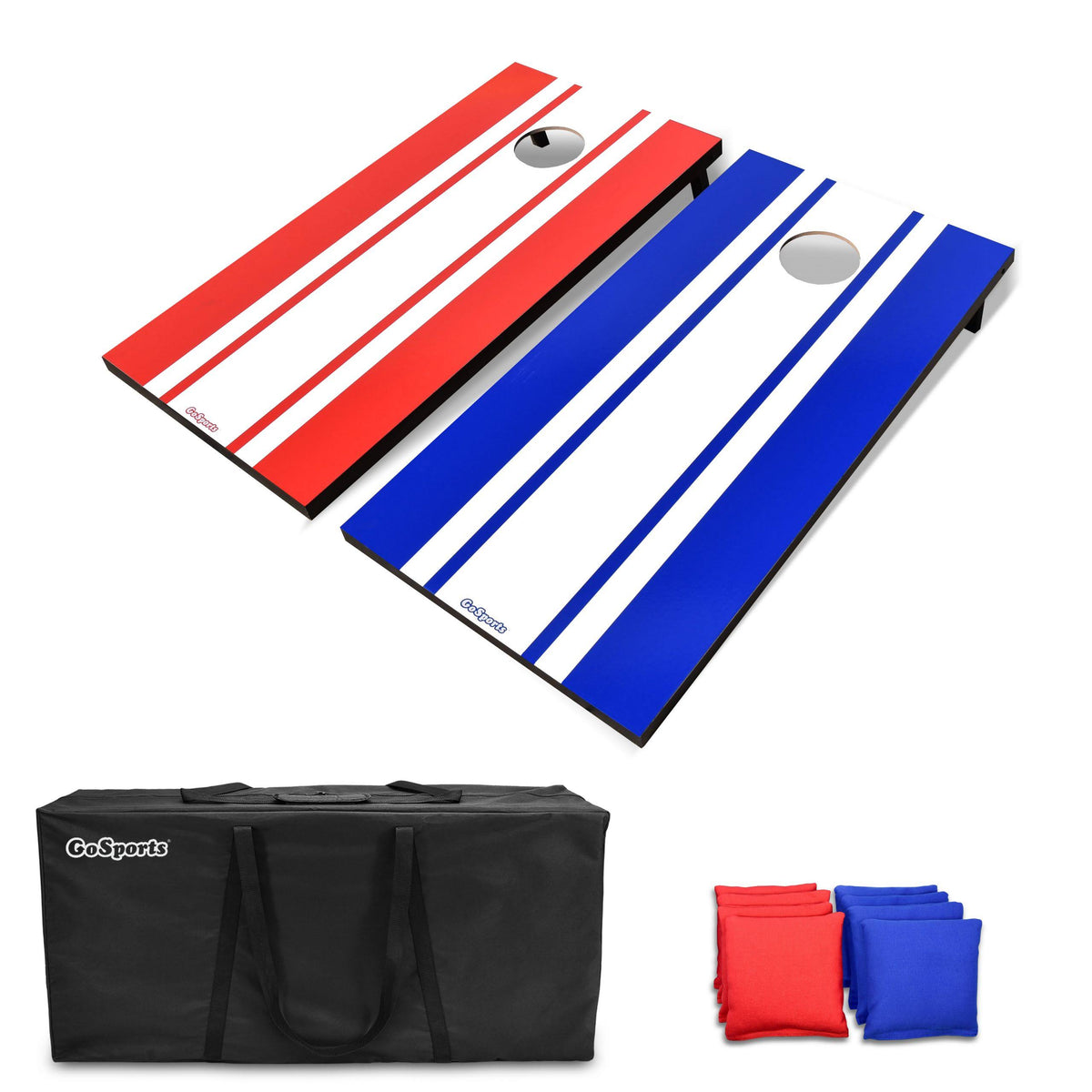 Regulation Size Cornhole Set with 8 Bags and Carry Case P789593