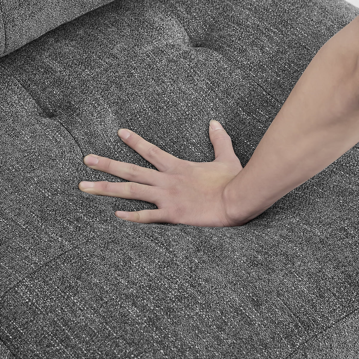 Grey Chenille Corner Sofa E224