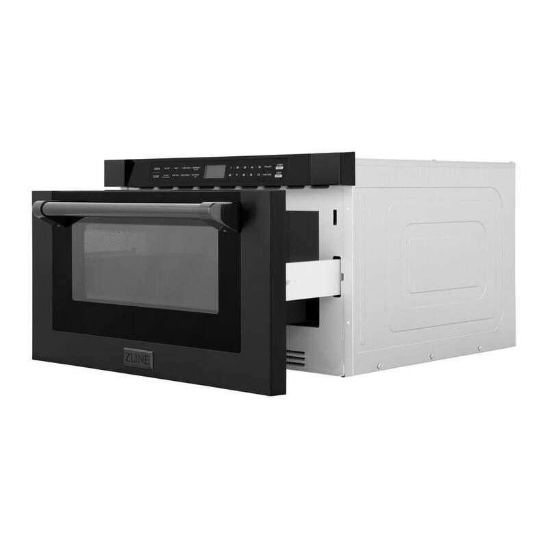 1000-Watt Built-In Microwave Drawer in Black Stainless Steel M507