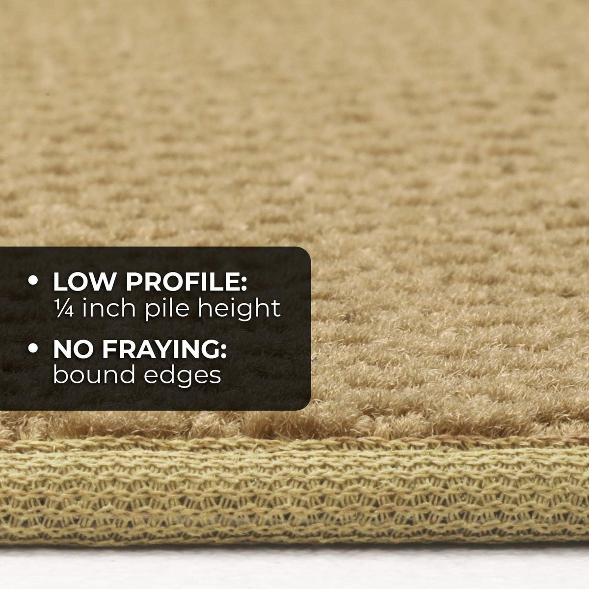 Camel Tan Skid-Resistant Carpet Runner 10 Feet X 36 Inches Z61786