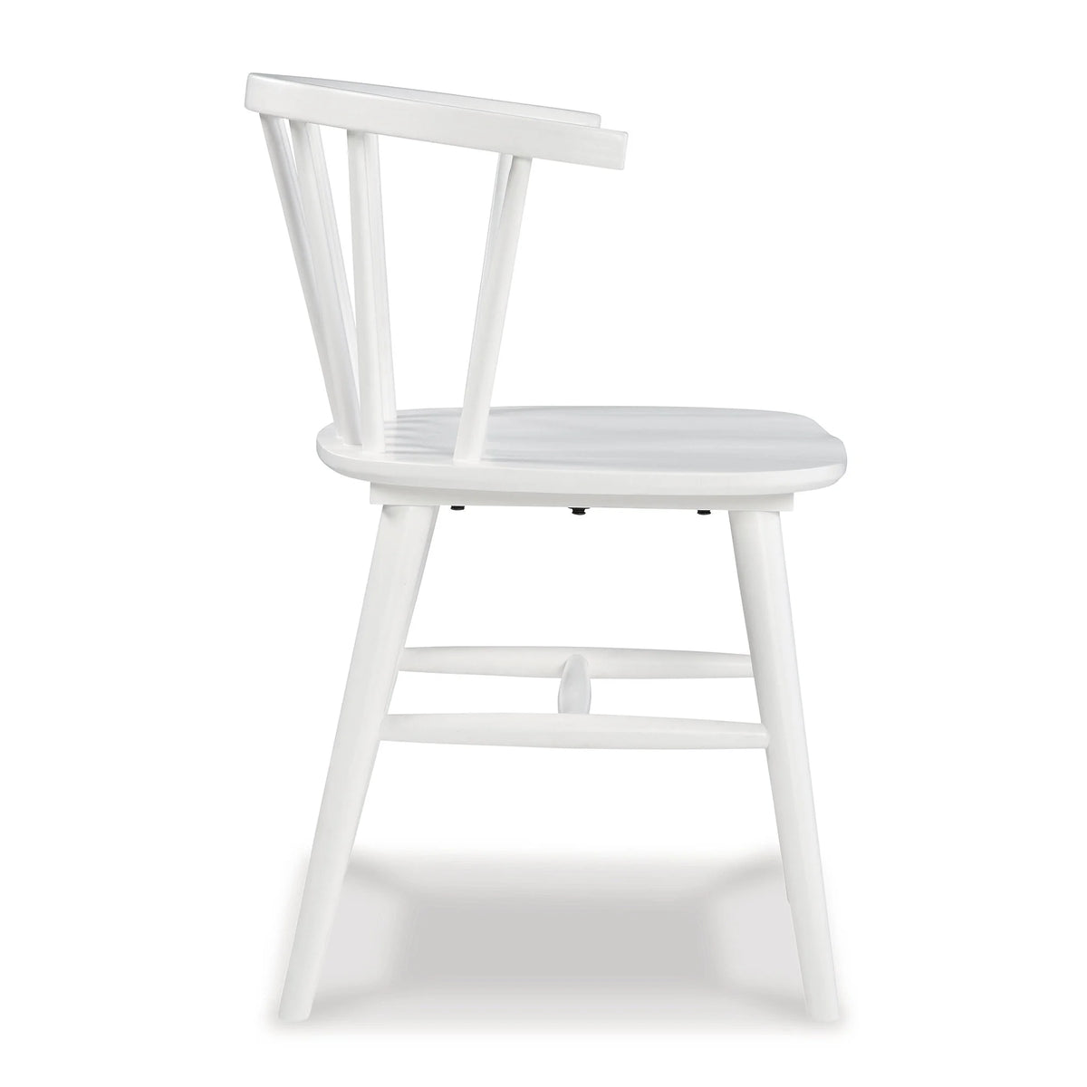 White Spindle Back Dining Chair Set of 2 T6299