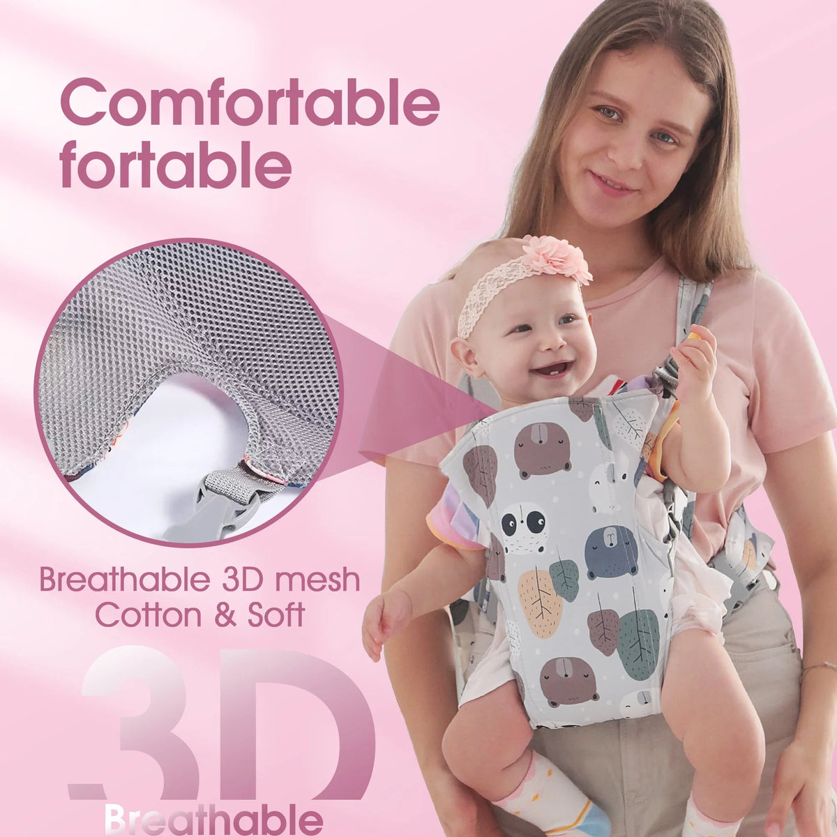 4 in 1 Ergonomic Baby Carrier H443