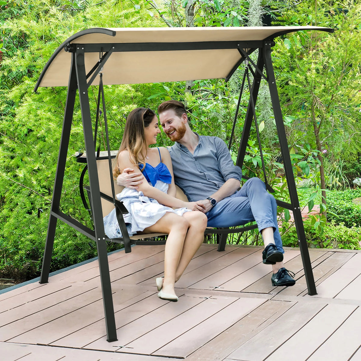 2-Seat Swing Loveseat with Canopy S93680