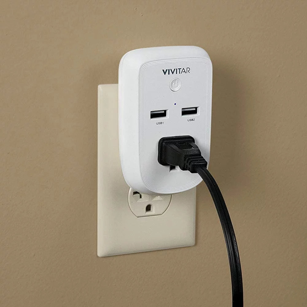 White Wi-Fi Outlet with Timers 2 Pack S192188