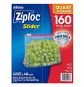 Ziploc Storage Slider Quart Bags (160 ct.) P51785