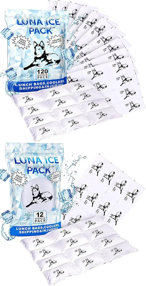 Reusable Long-Lasting Gel Ice Packs 132 Pack V666747