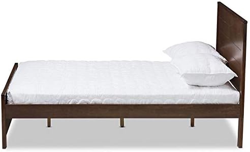 Walnut Brown Full Platform Bed N8770