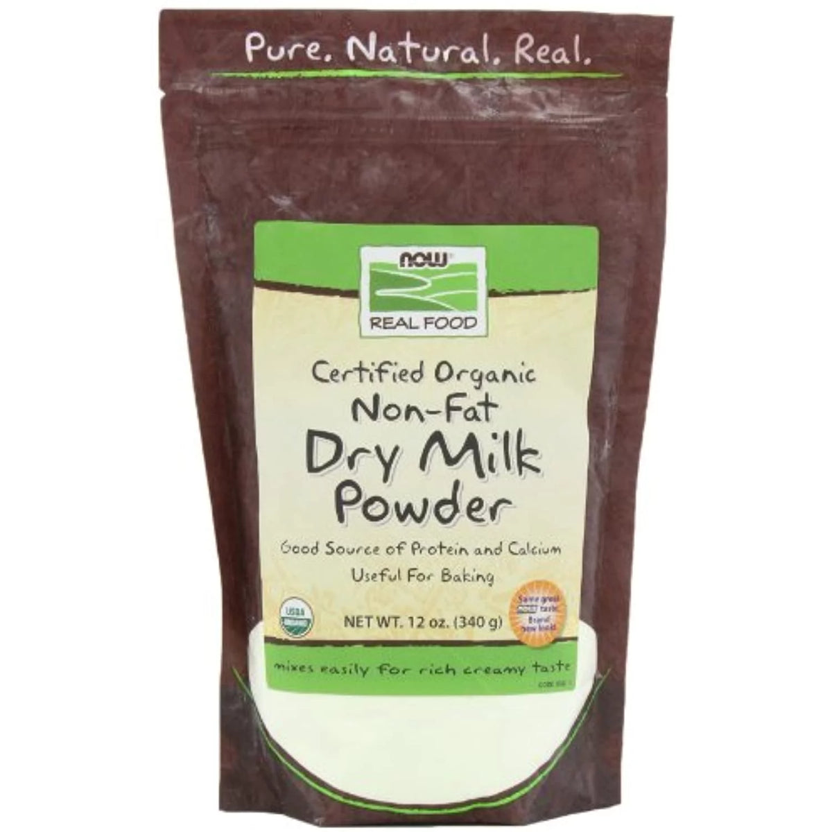 Non Fat Dry Milk Powder Organic, 12-Ounce (Pack Of 2) G887