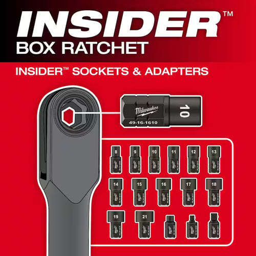 12V Lithium-Ion Brushless Cordless Extended Reach Box Ratchet with 2.5Ah Battery Pack E28455
