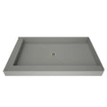 48x22 Double Threshold Shower Base with Drain Plate G431497