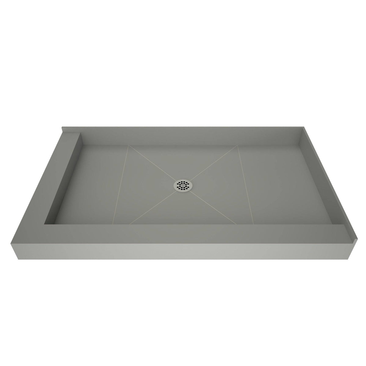 48x22 Double Threshold Shower Base with Drain Plate G431497