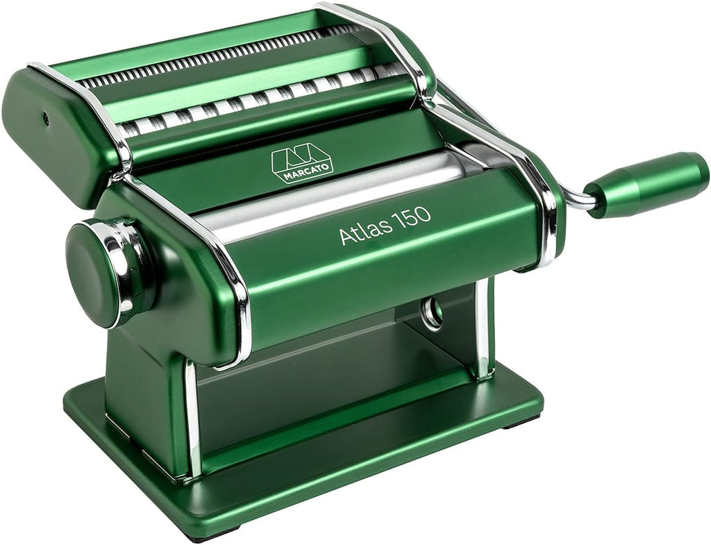 Black Pasta Machine with Pasta Cutter and Hand Crank X154