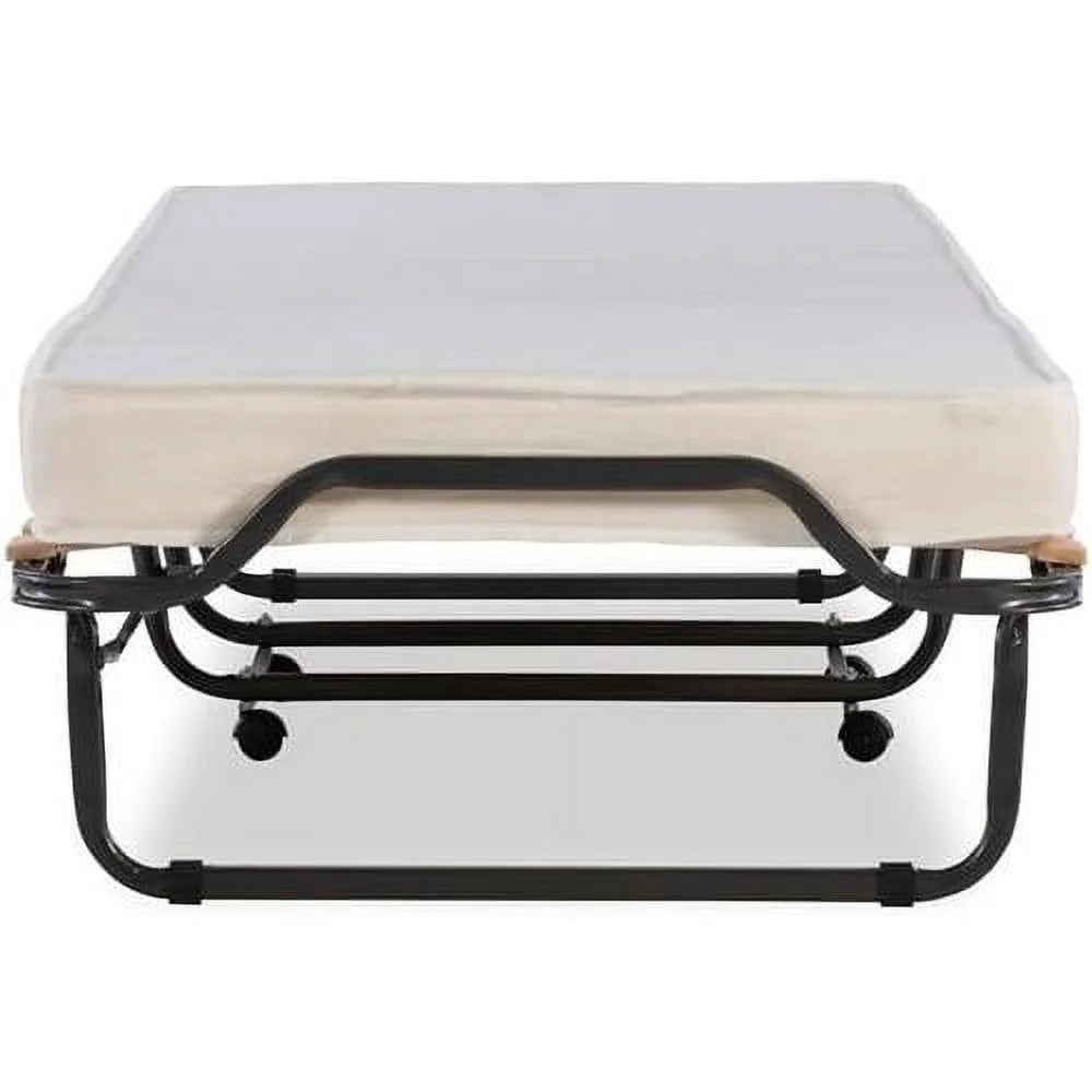Metal Folding Bed With Memory Foam Mattress T315