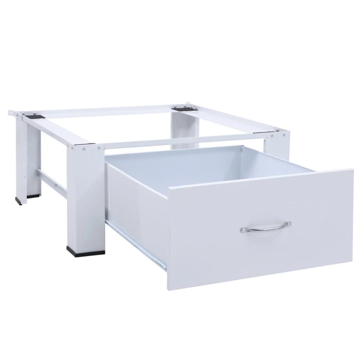 White Pedestal with Drawer Y174