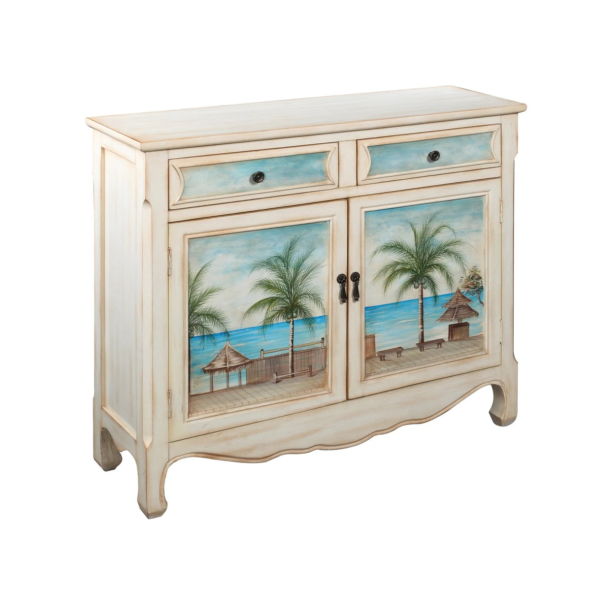 Two Drawer Two Door Cupboard V52522