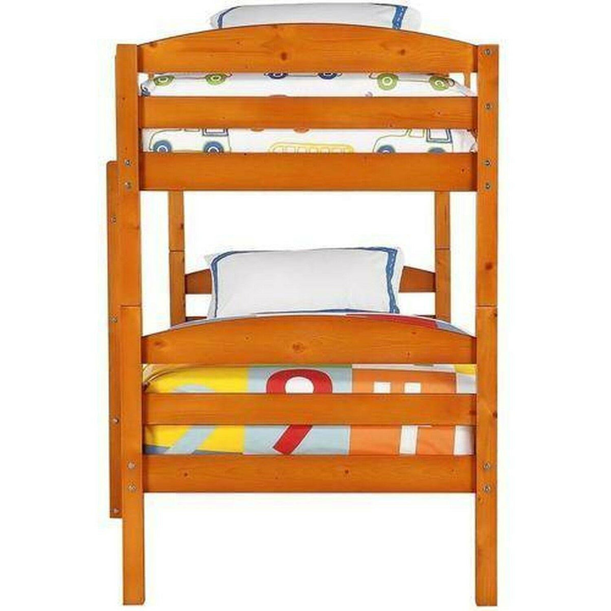 Pine Wood Twin-over-Twin Bunk Bed I621